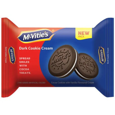 McVities Dark Cookie Creams Biscuits